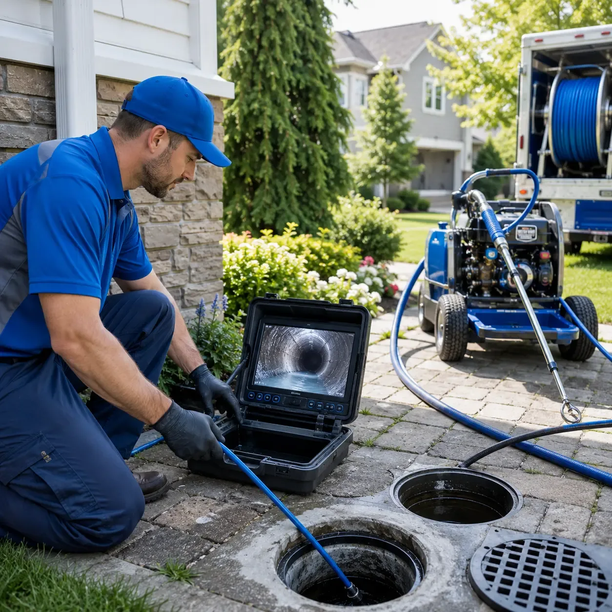 Outdoor drain cleaning professionals serving Glenville, NC